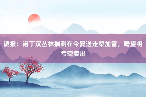 镜报：诺丁汉丛林揣测在今夏送走桑加雷，瞻望将亏空卖出